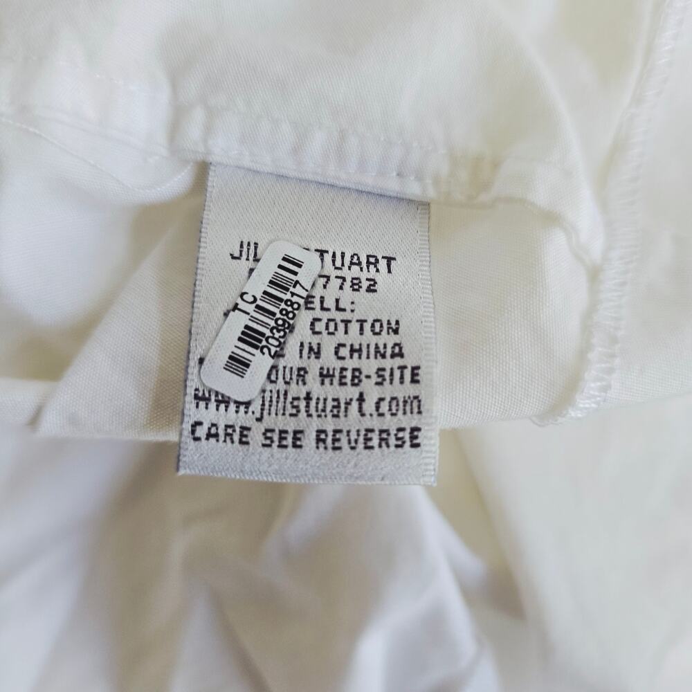 Jill Stuart White Halter Mini Dress High Neck Women's Size 8 - Picture 8 of 8